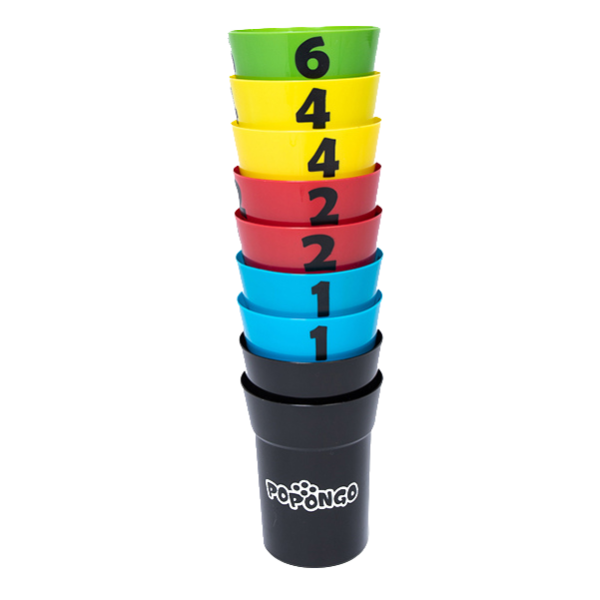 Official Popongo Cups  - Set of 9 Cups